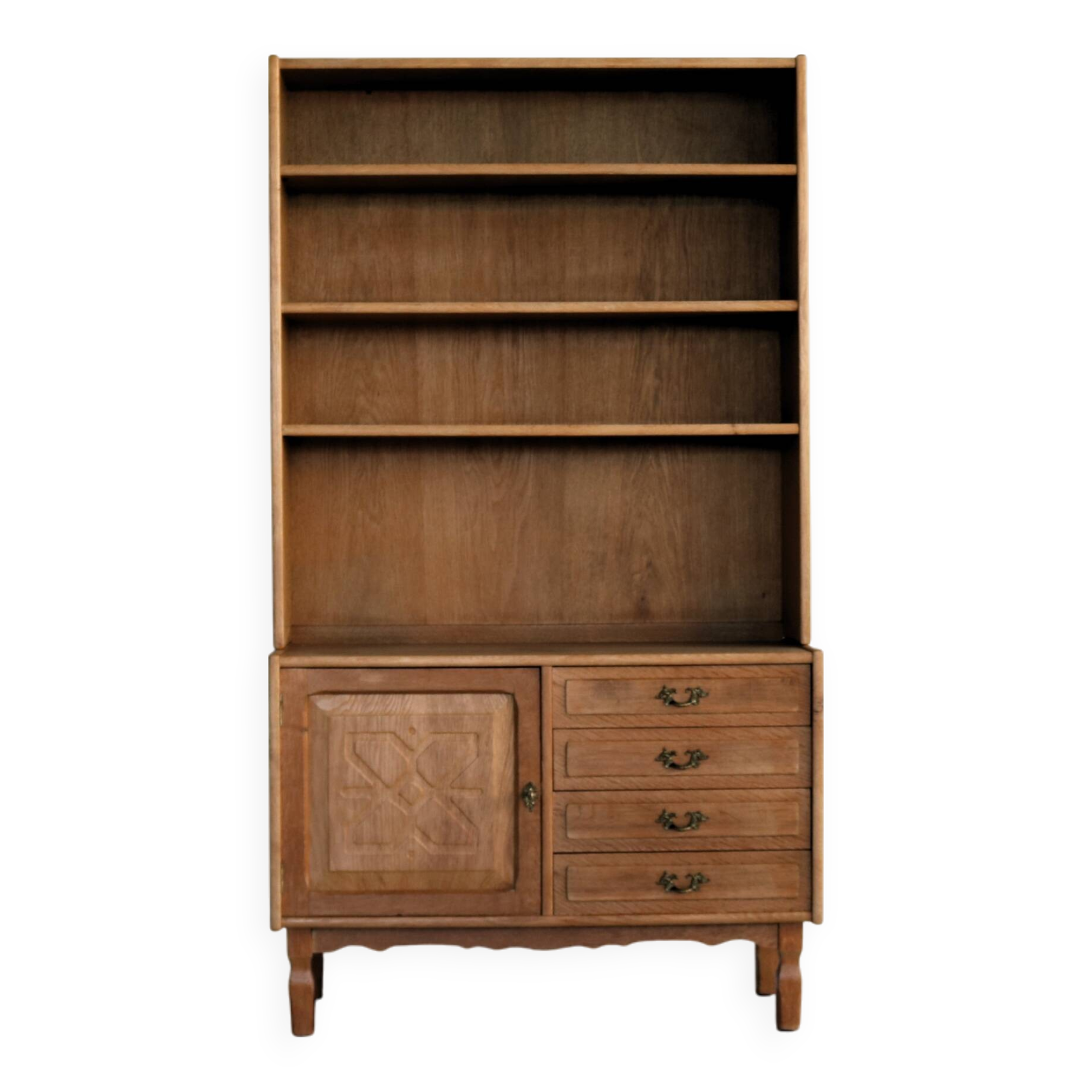 vintage bookcase | cupboard | brutalist | 60s | Danish