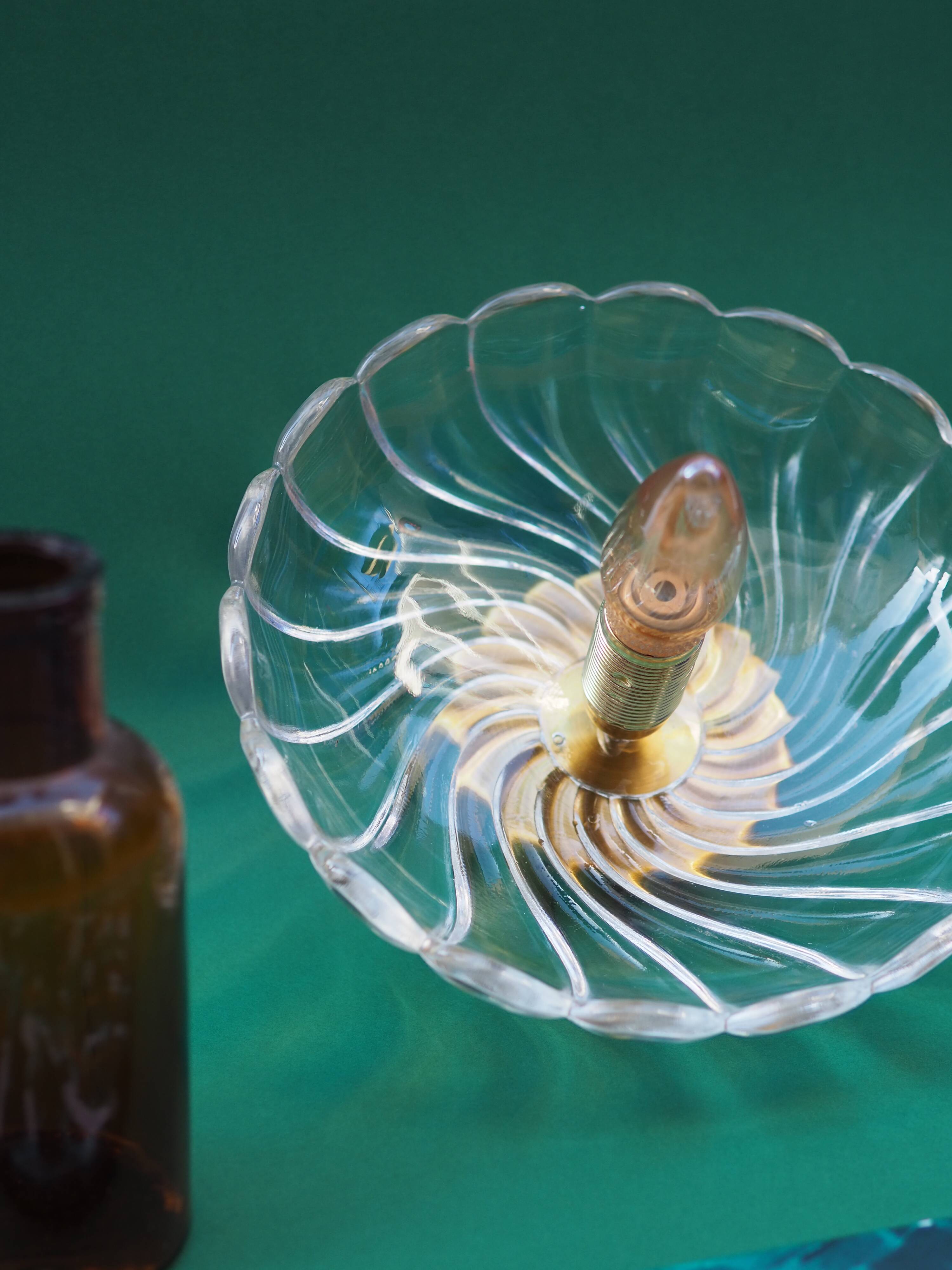 Glass wall light
