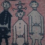 Vintage Turkish Oushak Rug Handwoven 104x320 cm