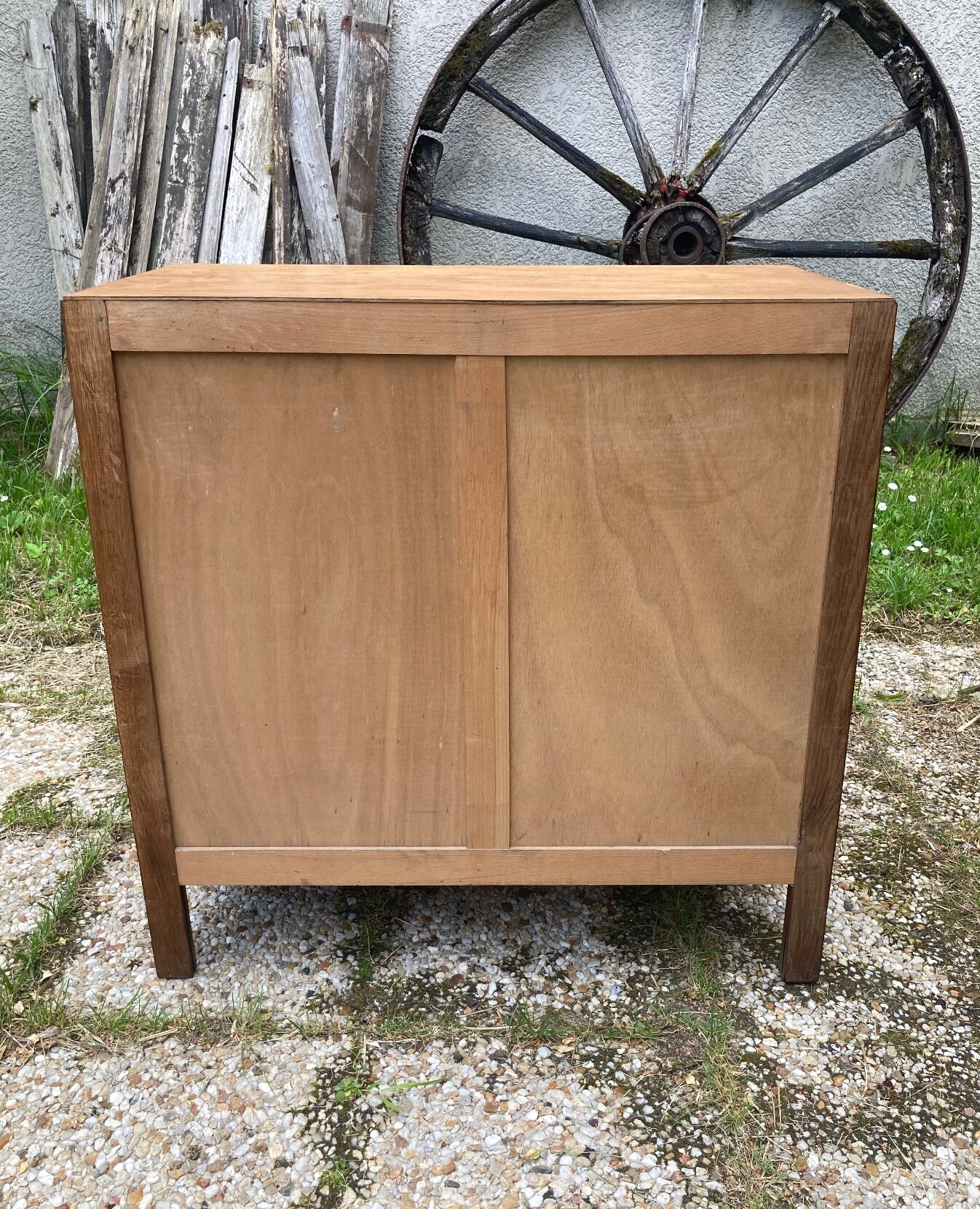 Vintage chest of drawers compass feet