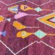 Tapis bérbere fait main traditionnelle 250cmx150cm