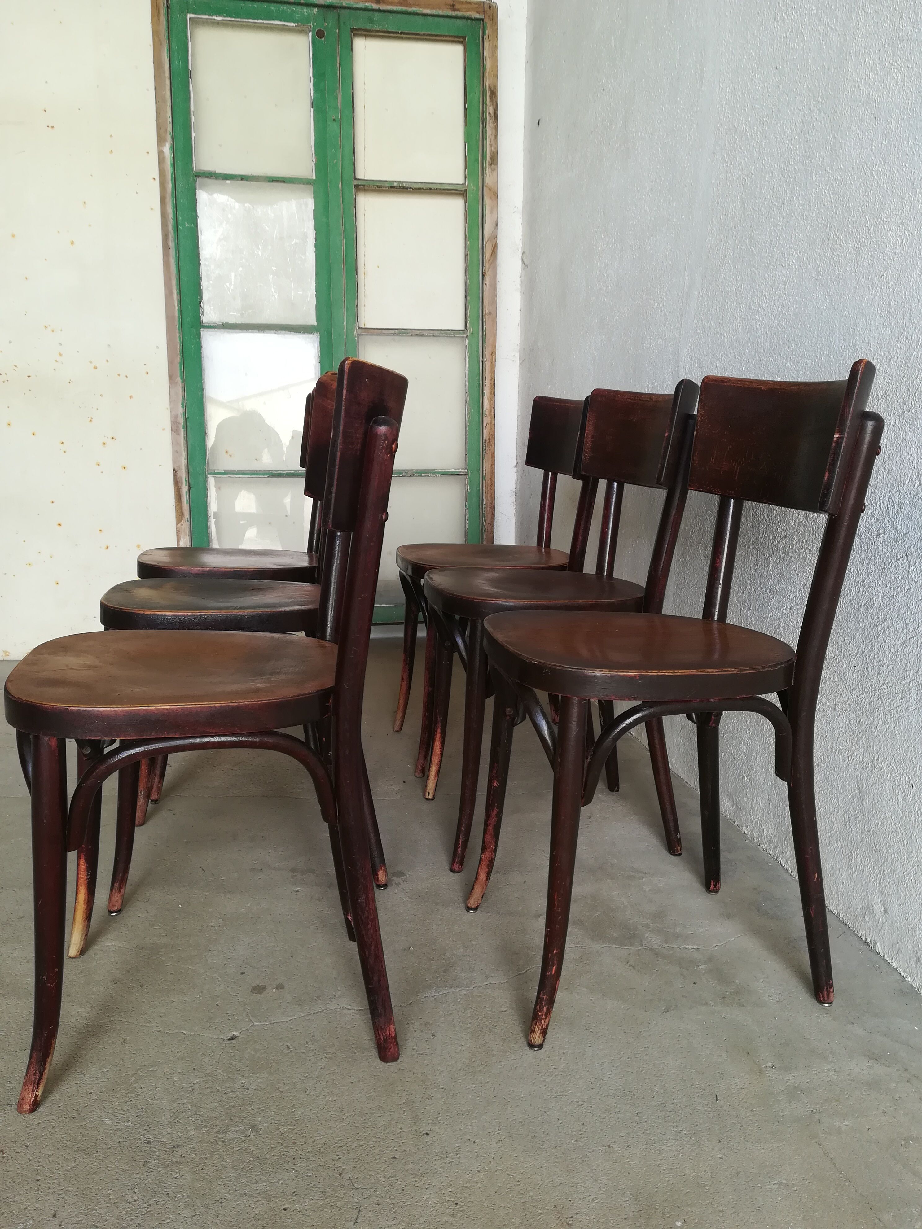 6 Baumann bistro chairs