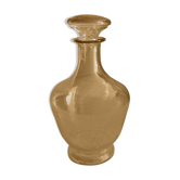 Carafe Art déco en verre à reflets dorés