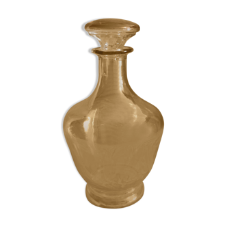Glass Art Decarafe with golden reflections