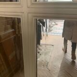 Double separation doors with transom and beveled glass 20th century