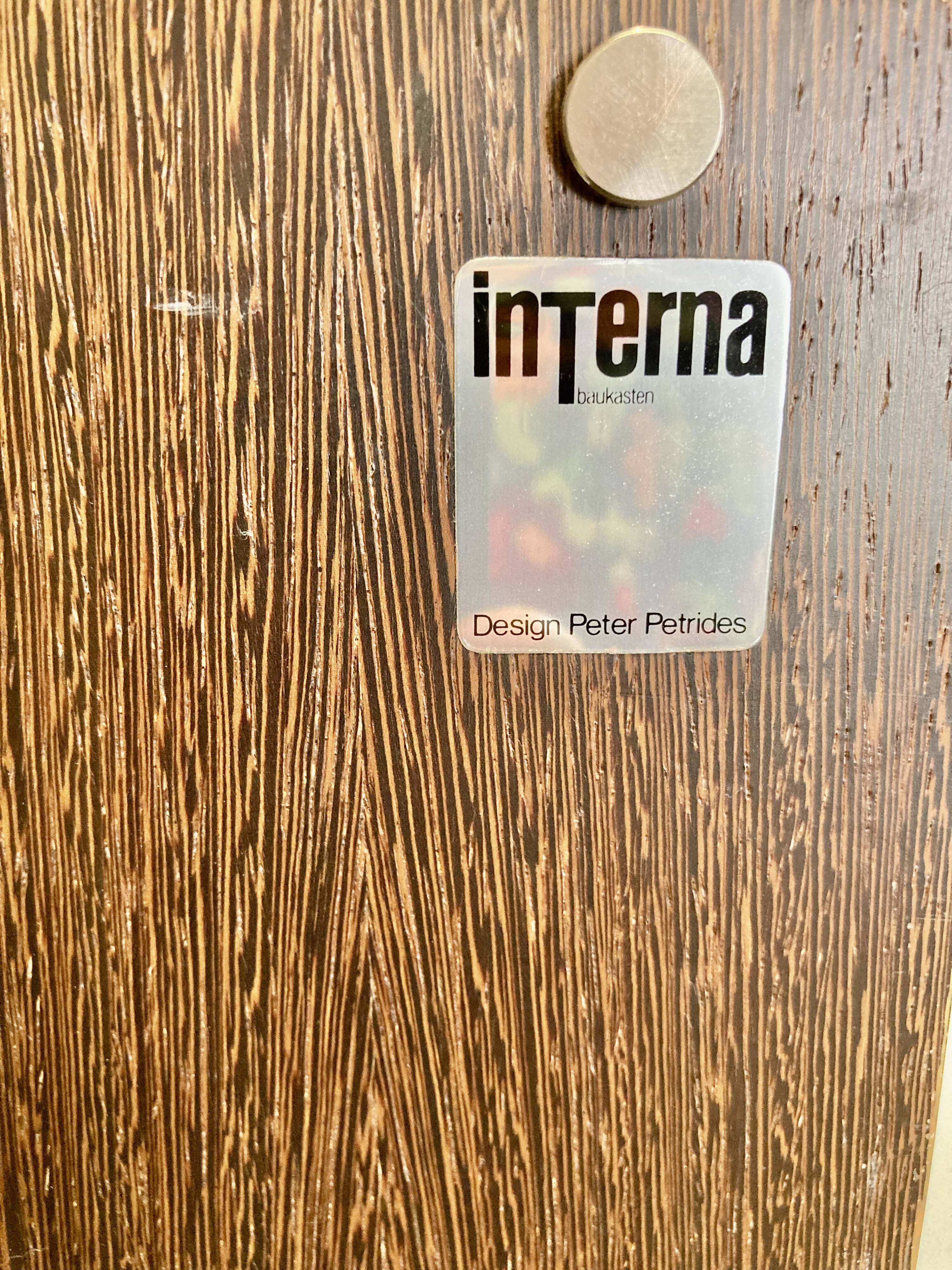 Modular pendant row Peter Pedrides design 1960.