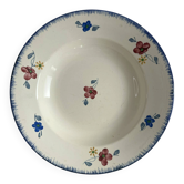 Assiette creuse Mary-Lou Digoin Sarreguemines peinte à la main
