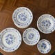 Service de table, ancien bleu–27 pièces