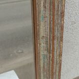 Square wooden mirror