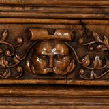 Oratory in solid walnut, Neo-Gothic Renaissance style – Late 19th century