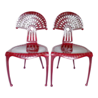 Paire de chaises Oscar par Oscar Tusquets pour Kettal Barcelona vintage