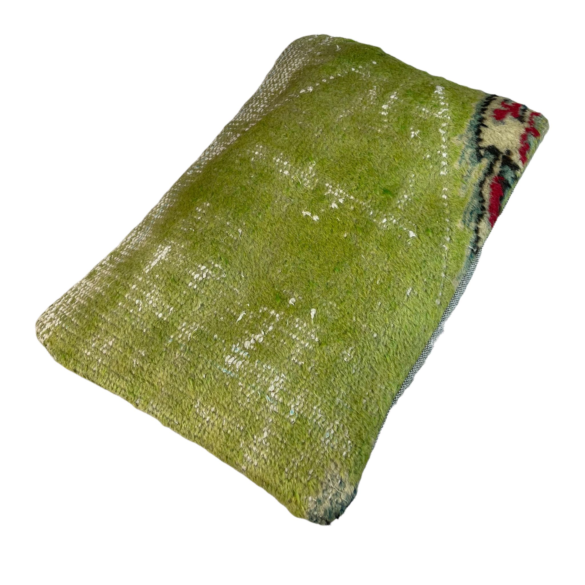 Vintage turkish rug cushion cover, 30 x 50 cm