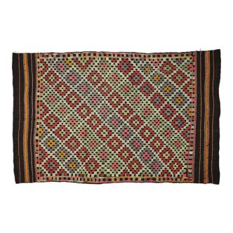 Anatolian handmade kilim rug 250 cm x 160 cm
