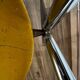 Yamakado chair, chrome and yellow skai