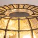 Ceiling lights in iron and clear glass by Limburg, Germany, 1960s.