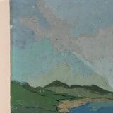 "The Cabin" oil on canvas, 1957