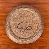 Danish studio pottery bowl from the mid-century by G.P., 1960s.