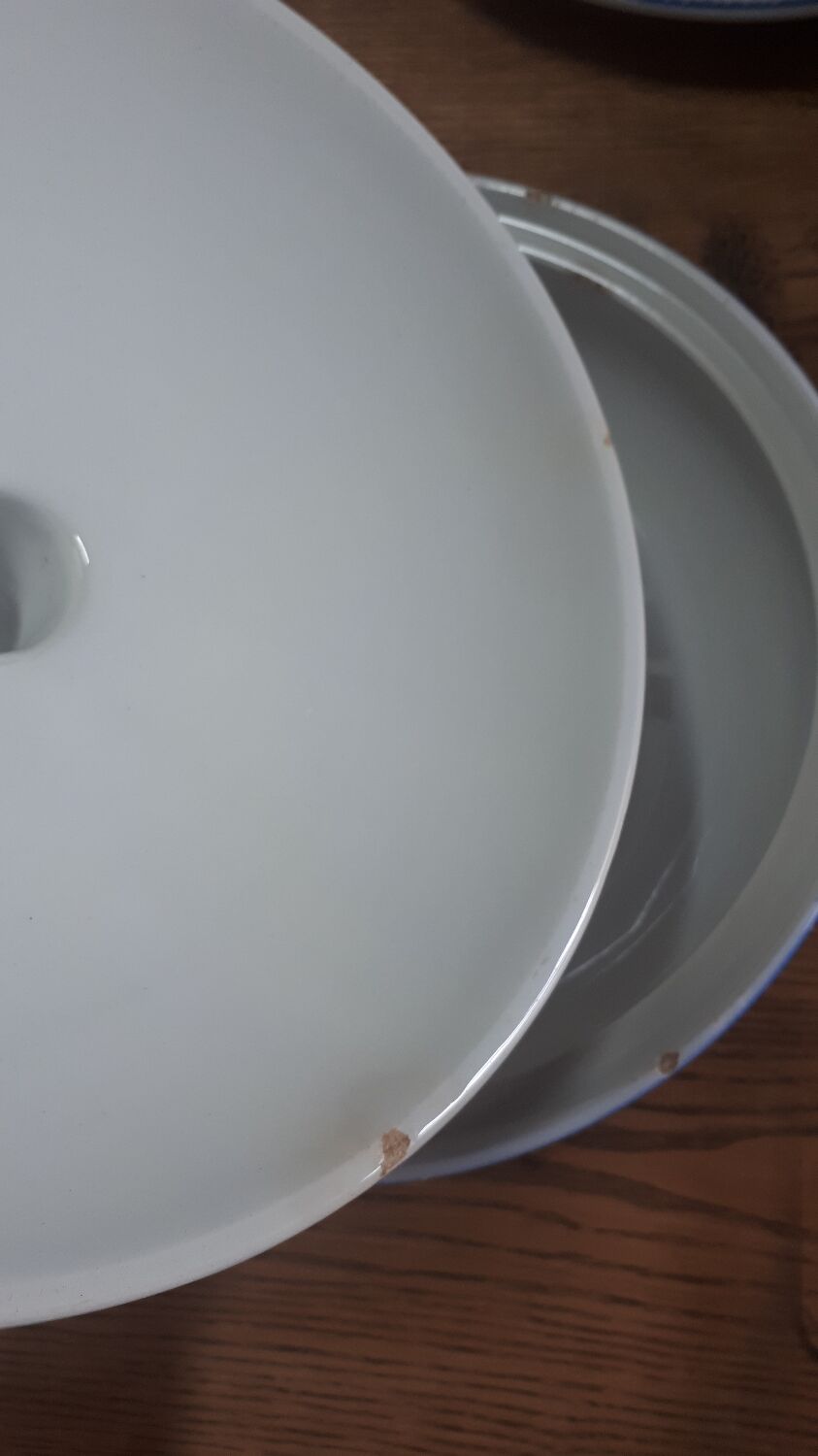 Badonviller Blue Flowers Dish Series