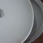 Série de plats Badonviller Fleurs bleues