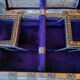 Handcrafted ethnic jewelry box - Hand-pushed silver iron - India - 70's
