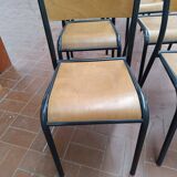 8 school chairs