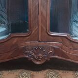 Rocaille walnut cabinet