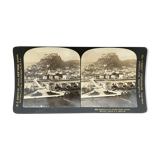 Old photography stereo, stereograph, luxury albumine 1903 Salzburg
