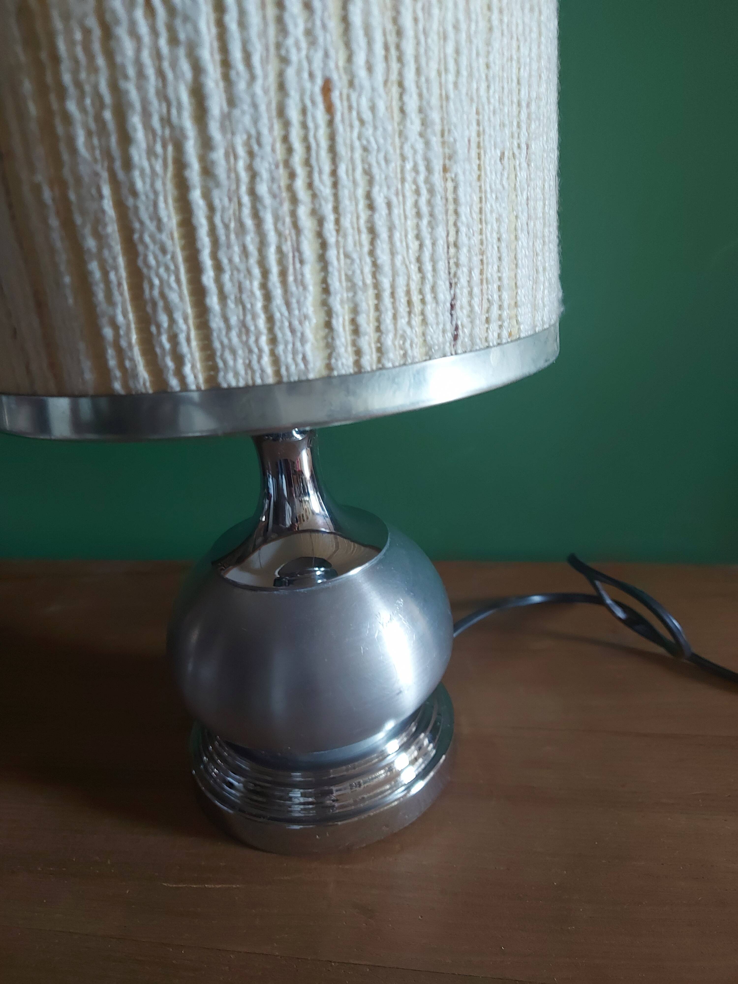 Vintage 70's metal lamp