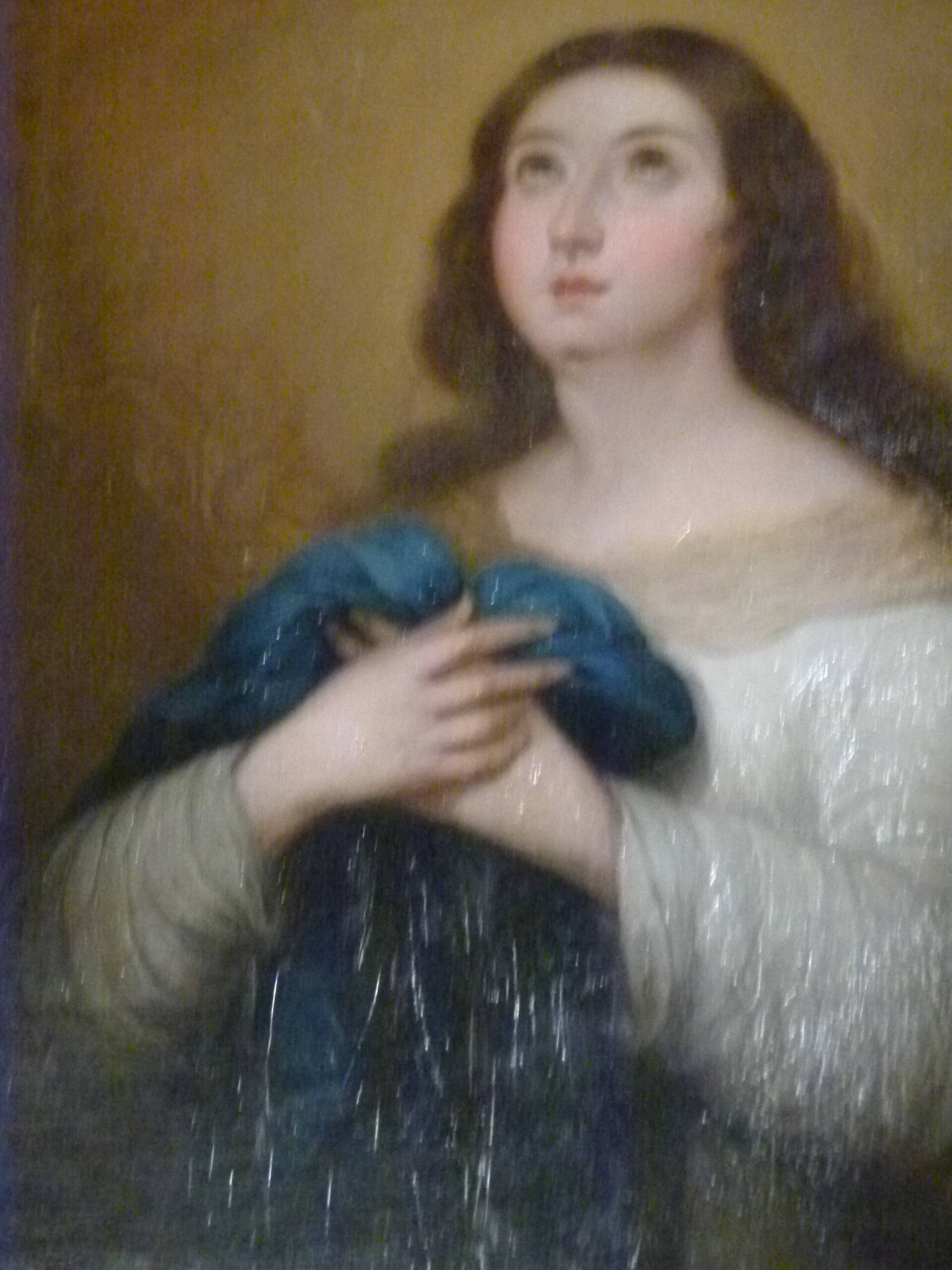 Portait  a  l'huile 19ème