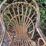 Pair of rattan chairs - 1970