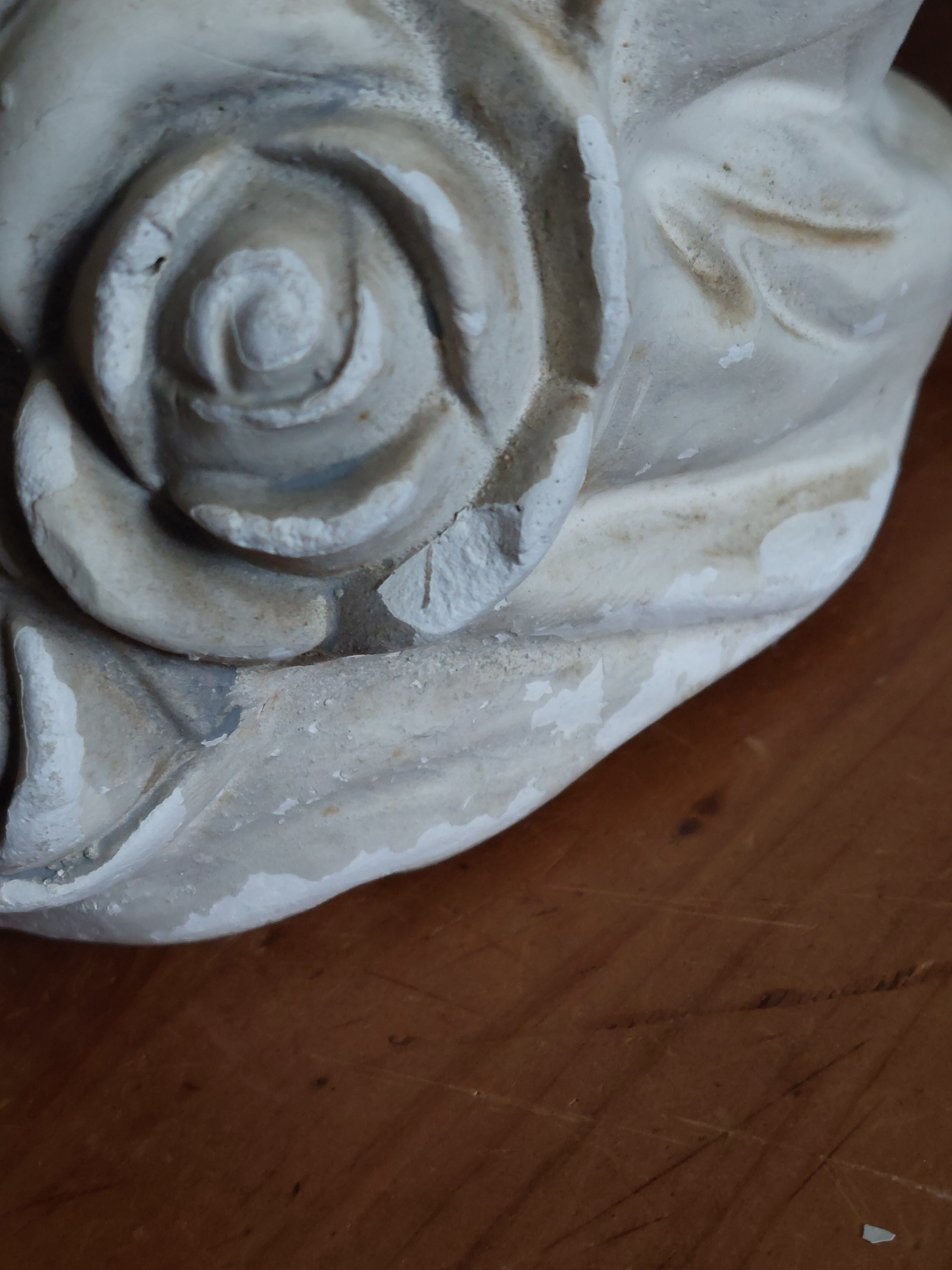 Plaster bust of a woman