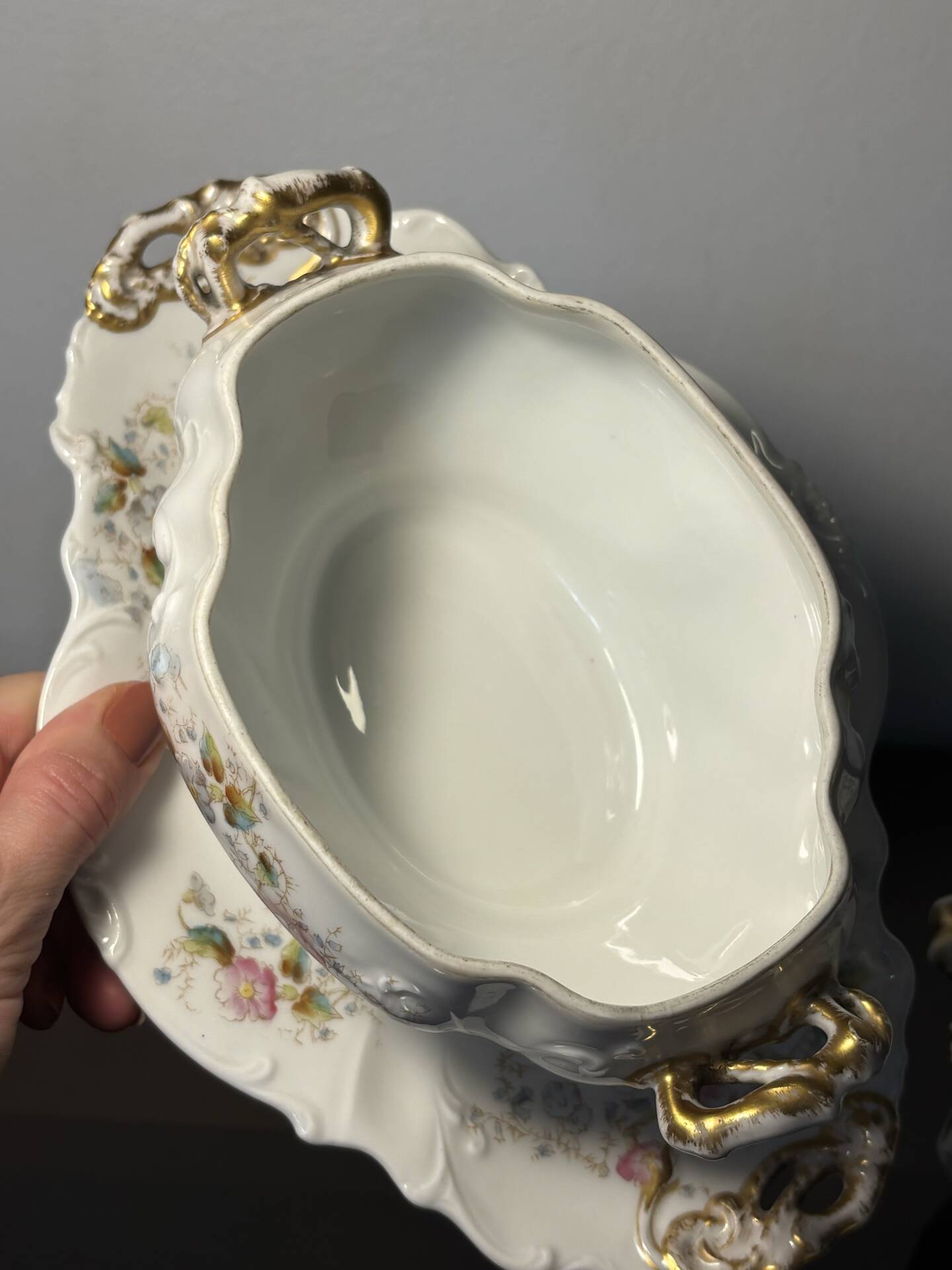 Sauce and sugar dishes Limoges