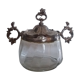 Sugar bowl in silver metal