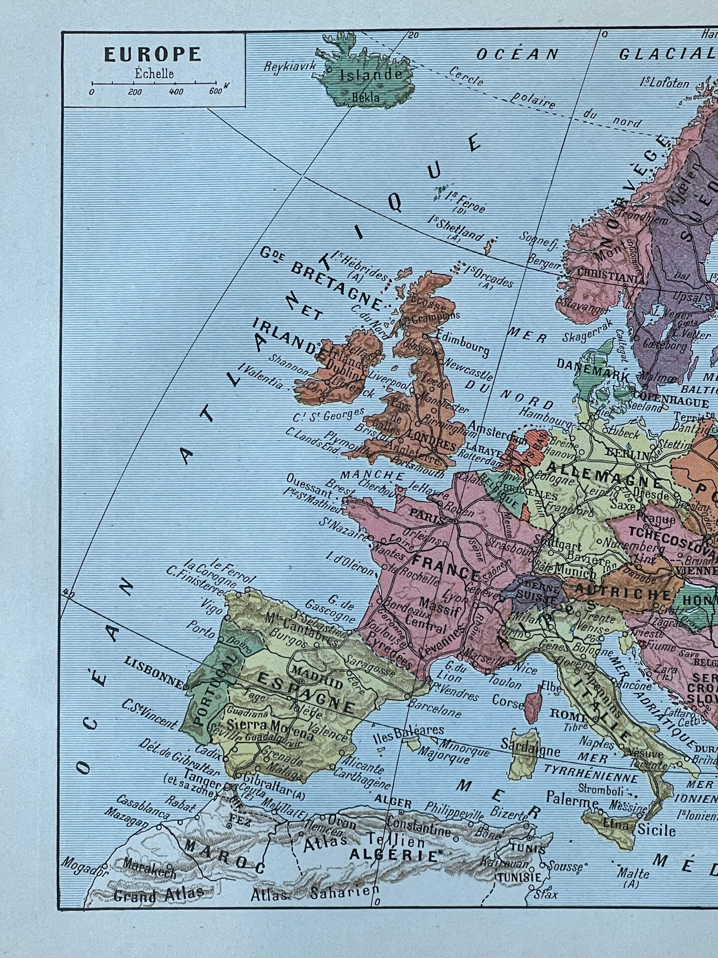 Map of Europe - 20x29cm