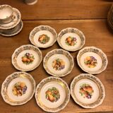 Porcelain fruit cups