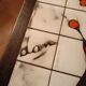 Ceramic and wood coffee table signed dan vallauris 1950/1960