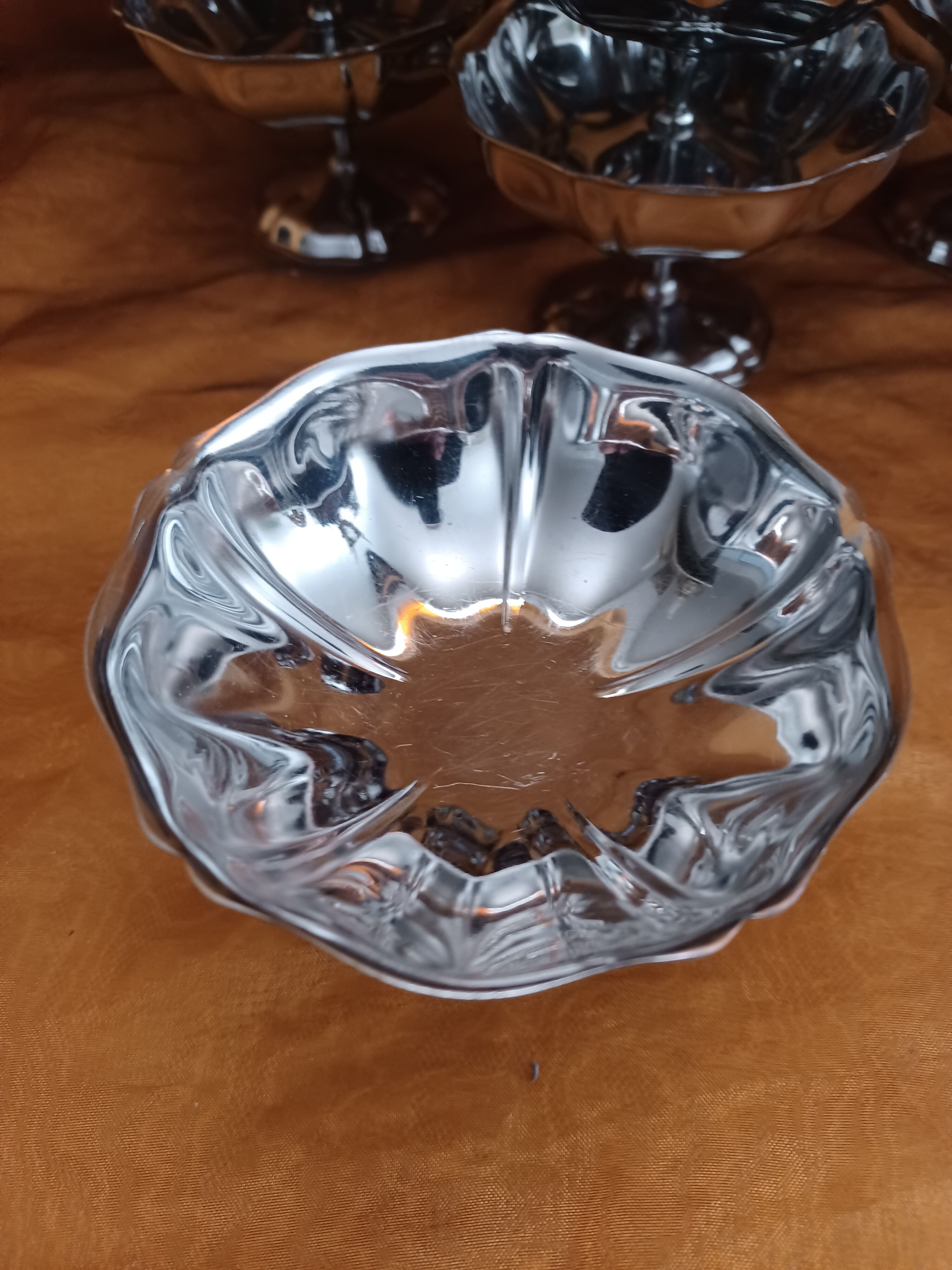 11 Stainless steel dessert ice cream cups