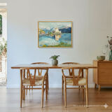 Eilean Donan Castle, Scotland, 1977 – Oil painting by Alexander Michael