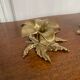 Pair of vintage brass candle holders
