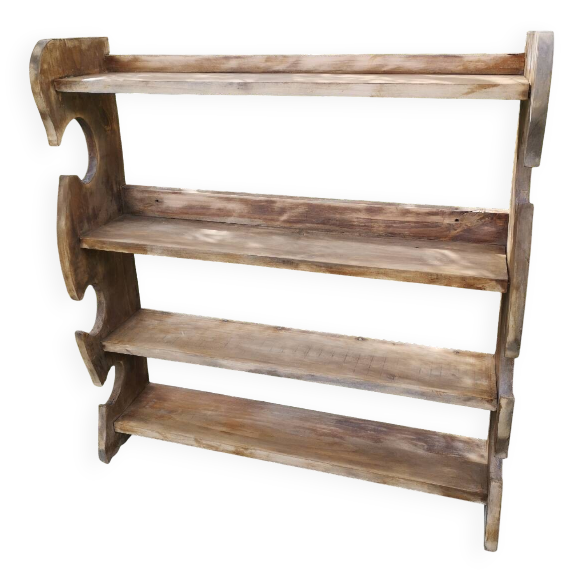 Solid wood shelf