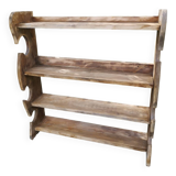 Solid wood shelf