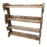 Solid wood shelf