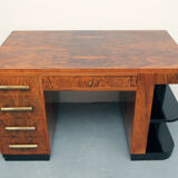 1930s Art Deco Desk caucasian walnut