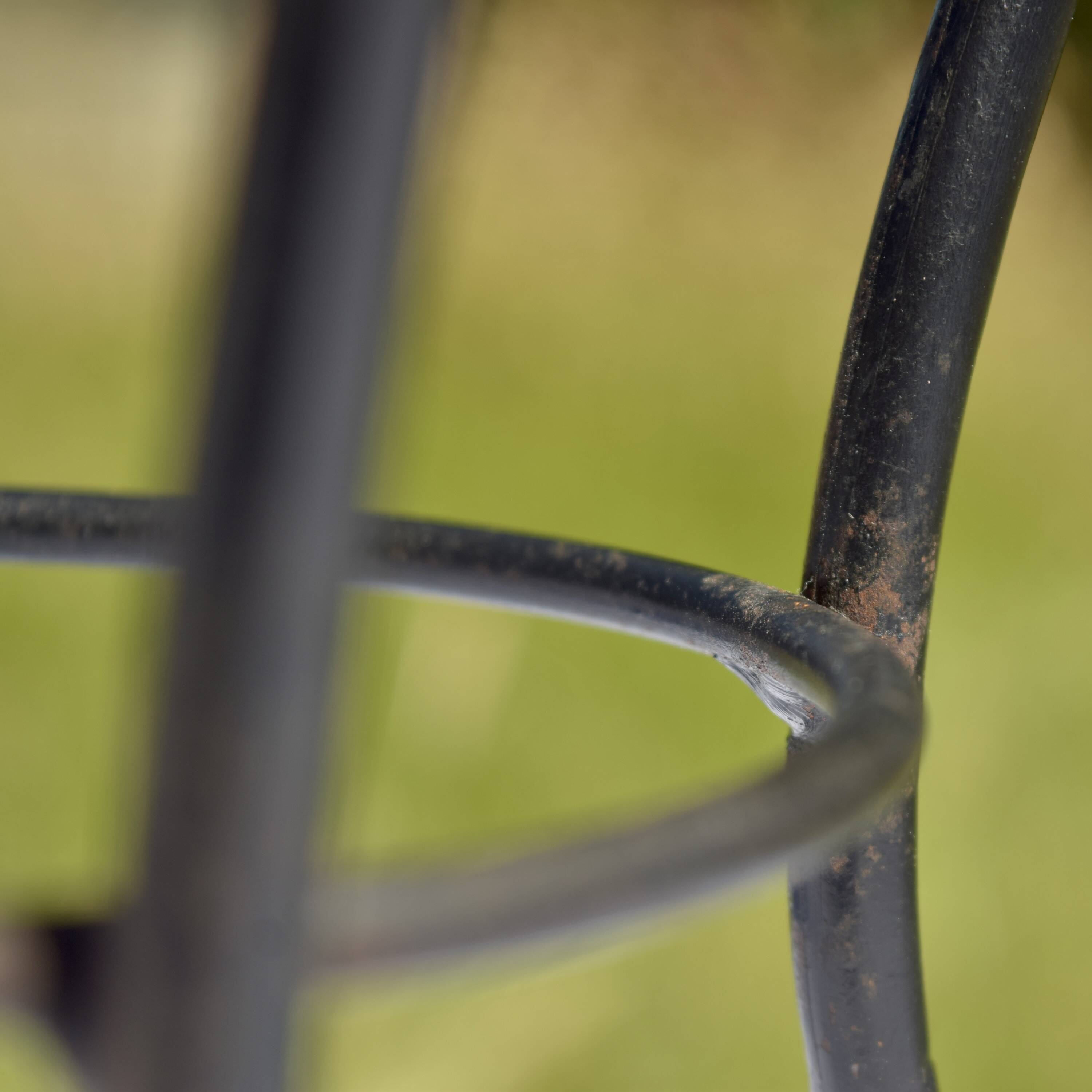 Small vintage mosaic tile side table