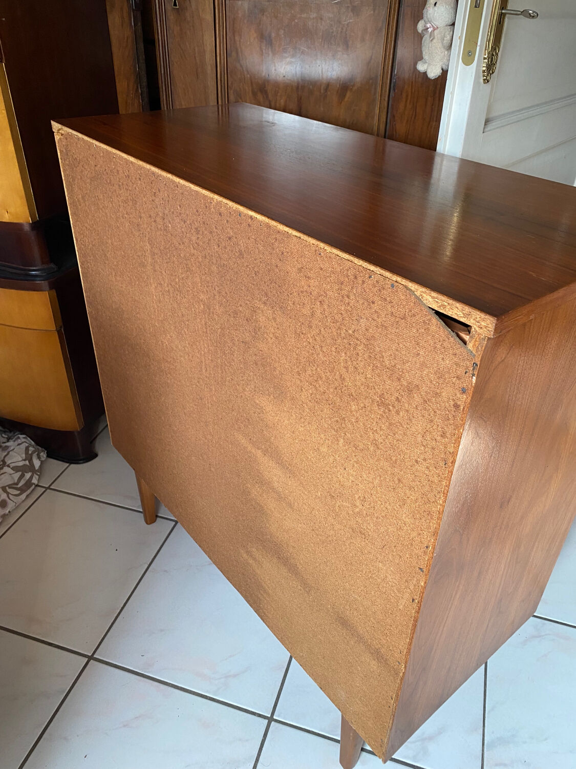 Vintage shoe cabinet 60s