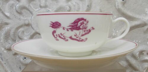 1 cup and under cup Limoges Porcelain David-Néel Benoit de Souza