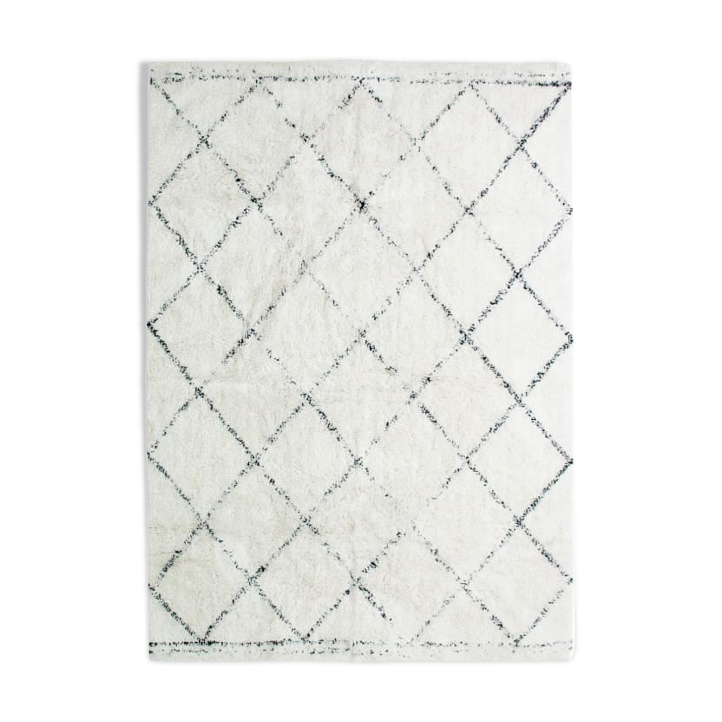 Berber style cotton carpet 120X170 cm