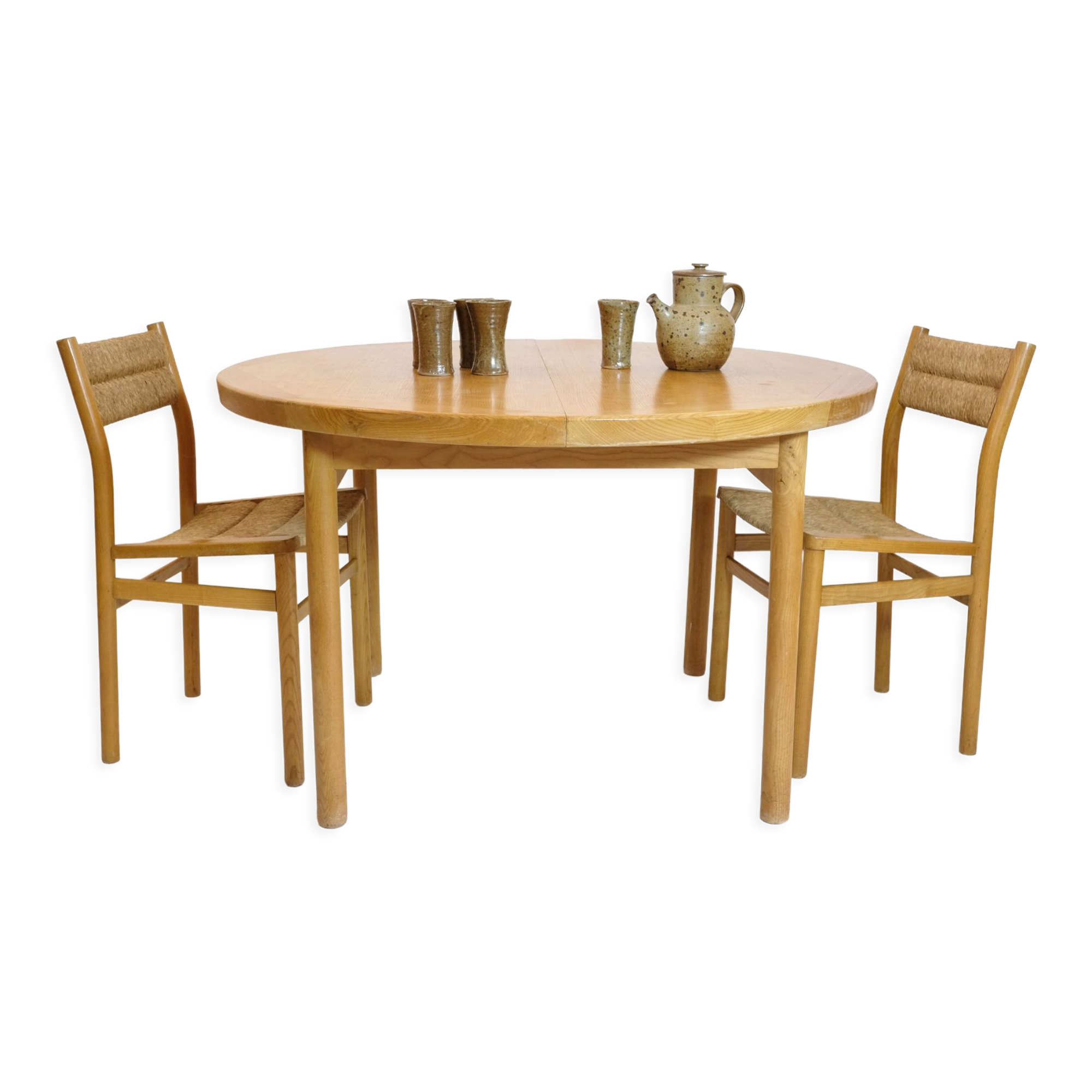 Extendable Dordogne table, Sentou, 1970s