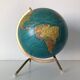 Globe terrestre taride tripode 27cm vintage 1978