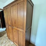 Parisian cabinet in removable raw wood